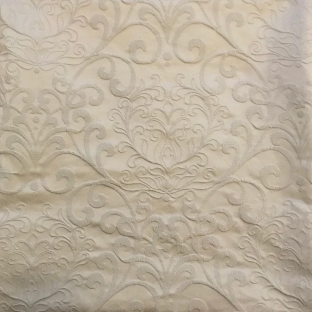 Fieldcrest Texturized Brocade Patterned Shower Curtain